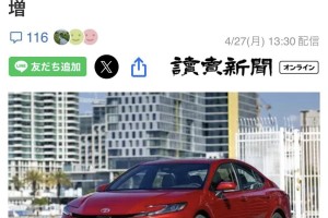 华体会体育-日媒：丰田去年全球销量为1128万辆，再创历史新高